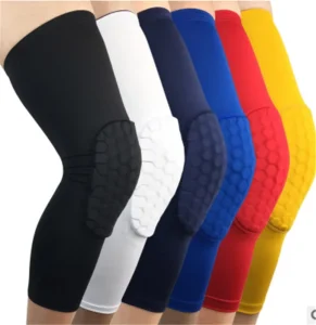 Basketball Gym Knee Protector Soft Anti-Collision Breathable Honeycomb ABS Knee Pad Elbow Brace Support