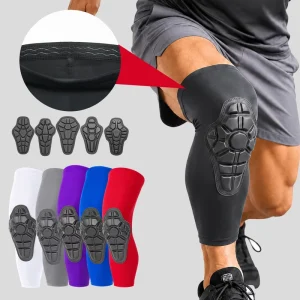 Basketball Knee Pads Padded Knee Sleeves Impact Protection Compression Support For Sports Training