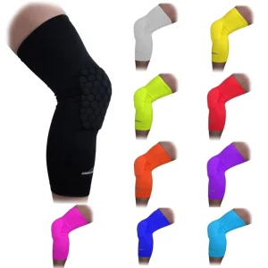Basketball Youth Kids Long Leg Sleeves Knee Compression Sleeves Volleyball Knee Pad Support Elbow Knee Pad