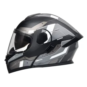 Best Selling Predator Design PP Full Face Motorcycle Helmets with Double PC Visor All Seasons Use