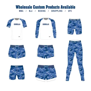 Bjj Rash Guard Bjj Gym Training Grappling Boxing Jiu Jitsu Rash Guards Mma Short and Shirt for Men