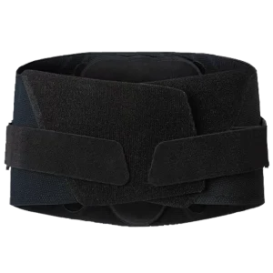 Black Adjustable Back Brace for Lower Back Pain Relief Breathable Back Support Belt for Men Women
