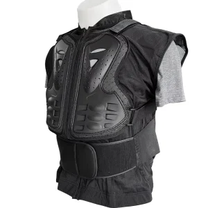 Black Biker’s Body Protective Gear for Sporting Activities