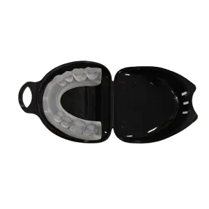 Black Polypropylene Plastic Non Toxic Eco Friendly Container for Boxing Mouth Guard GumShield Case