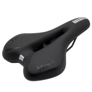 Black Slim Fixie Seat Cover Waterproof PU Leather Anti slip Bike Saddle Protector with Reflective Strip