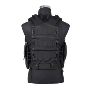 Black Tactical Body Protection Vest Armor