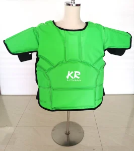 Black and Green Rugby Contact Training Suit Protective Gear Body Protector