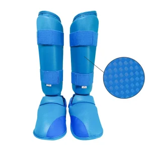 Body Protector Karate Shin and Instep Guard Equipment Karate Kick Boxing Leg Foot Protector Karate Shin Guard