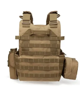 Body Tactical Vest Security Guard Plate Carrier Vest