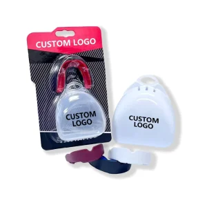 Boxing Mouth Guard with Custom Logo Sports Guard for MMA Football Rugby Anti Snoring & Teeth Grinding Protection Dental Guard