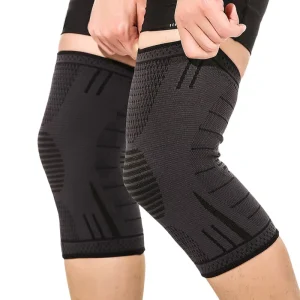 Boxing Outdoor Sports Gear Professional Protection Double Compression Nylon Warm Knee Pads