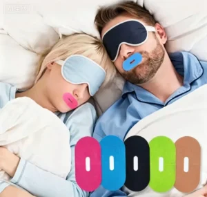 Breath Sleep Strips Snoring Relief Non woven Cotton Spandex Mouth Guard Teeth Grinding Hypoallergenic Oxygenating Comfortable