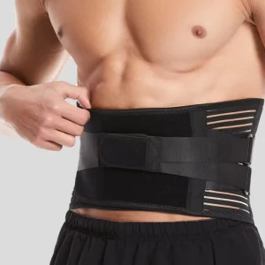 Breathable 6 Stays Waist Support Back Pain Relief Waist Back Brace Lumbar Support Belt