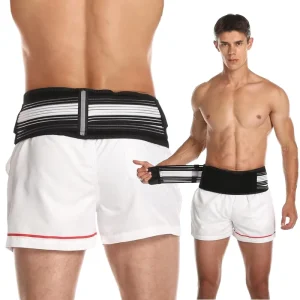 Breathable Abdomen Back Pelvic Support Belt Dual Adjustment Orthopedic Vertebrae Belt