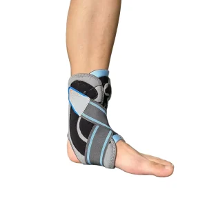 Breathable Ankle Brace for Pain Relief Medical Adjustable Ankle Immobilizer for Adult