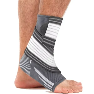 Breathable Compression Ankle Brace with Belt Bandage Nylon Material Professional Protection for Unisex Fitness Sports