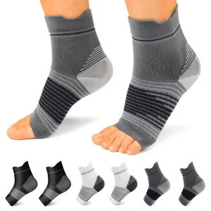 Breathable Compression Ankle Support Bandage Sports Ankle Support Brace Knitted Ankle Support Brace