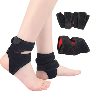 Breathable Double Compression Ankle Brace SBR Material for Stabilization Protection Adult Use for Basketball Fitness Outdoor
