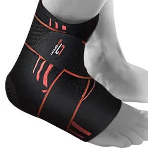 Breathable High Quality Nylon Compression Ankle Sleeve Adjustable Elastic Straps Ankle Support Brace