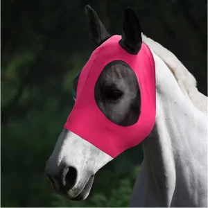 Breathable Insect Proof Horse Fly Mask UV Sun Protection Adjustable Fit For Pasture Riding Training