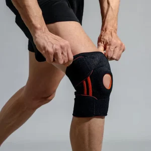 Breathable Knee Protector with Patella Stabilizer for Running Cycling Hiking Knee Brace Support