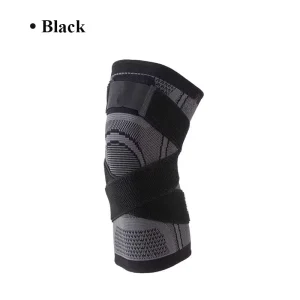 Breathable Latex Free Nylon Knee Compression Sleeves Side Stabilizers for Knee Pain Relief Running Walking Workout Daily Support