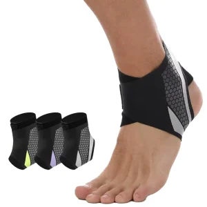 Breathable Lightweight Double Compression Adjustable Support Ankle Brace Basketball Football Running Unisex Youth Kid