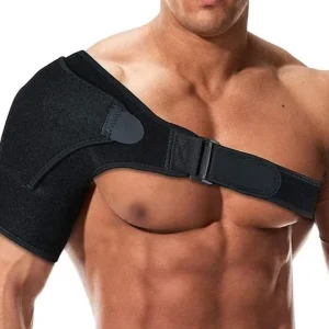 Breathable Lightweight Protector Injury Recovery Adjustable Single Sport Shoulder Support Brace Belt