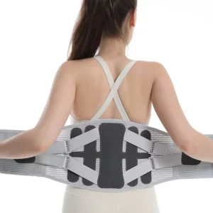 Breathable Lower Back Brace Belt Spine Lumbar Waist Support for Herniated Disc Sciatica Scoliosis Summer & Spring