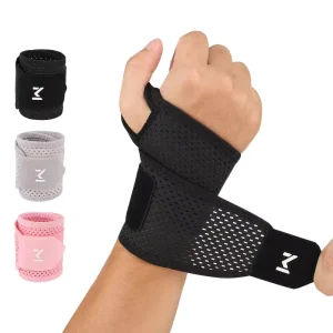 Breathable Mesh Fabric Sports Wrist Guards Prevent Joint Injuries for Badminton Tennis and Pickleball