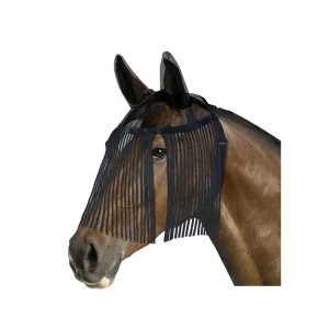 Breathable Mesh Protective Horse Fly Mask with Ear and Nose Tassels Super Comfortable Soft Summer Equestrian Gear