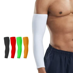 Breathable Moisture Wicking Cooling Sports Compression Arm Sleeves For Basketball Golf Football