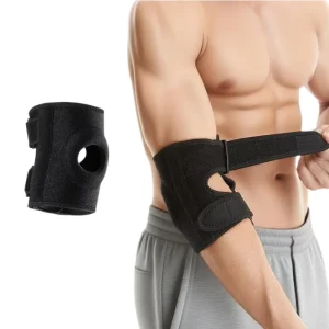 Breathable Moisture Wicking Lightweight Compression Brace Elbow Support for Arthritis