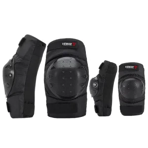 Breathable Motocross Knee and Elbow Pads for Moto Cycling Off-Road Racing