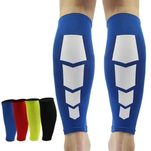 Breathable Polyester Exercise Calf Support Compression Leg Sleeve Running Sports Socks Knee Brace Sleeve Professional Protection