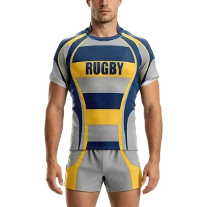 Breathable Rugby Uniform Half Sleeves Rugby Set