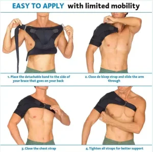 Breathable Shoulder Protection Sports Compression Adjustable Belt Shoulder Support Brace