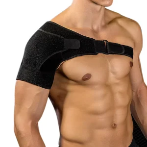 Breathable Shoulder Support Brace Lightweight Protective Belt for Pain Relief