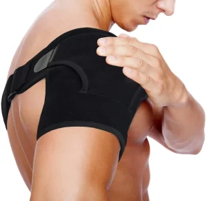 Breathable Shoulder Support Pain Relief Protector Adjustable Shoulder Brace One Size Fits All for Unisex
