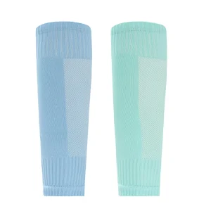 Breathable Soccer Shin Guards Football Leg Guard Socks for Calves Protection with Grip Protective Gear
