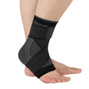 Breathable Spandex Nylon Football Ankle Brace Support Compression Sizes S-XL