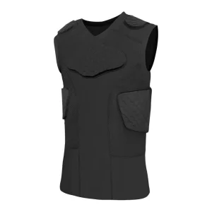 Breathable Sports Protective Gear Basketball Soccer Football Anti-Collision EVA Padded Compression Tank Top Vest