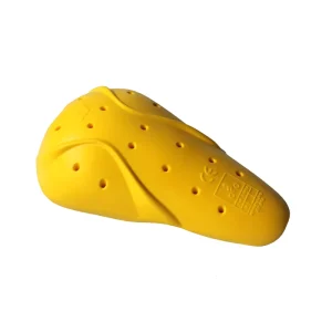 CE Approved Professional Adults Sport Protection Soft Thin Memory PU Yellow Elbow and Knee Pad