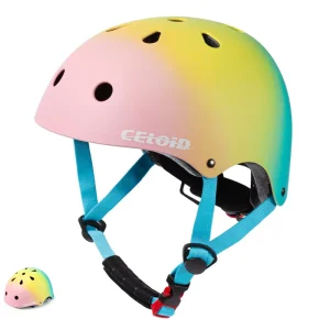 CE CPSC Certified Customizable Children’s Bike Helmet ABS Scooter Skating Protective Gear Beauty OEM Colorful Adjustable Design