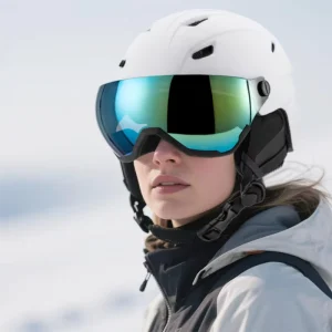 CE CPSC Certified Dual Sport Ski Snowboard Helmet Men’s and Women’s Safety Winter Sports Head Gear Lens Protective