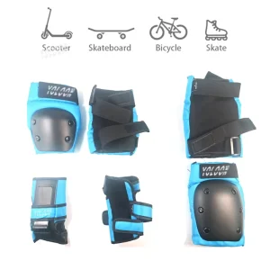 CE Certified Electric Scooter Skate Hard Shell Elbow Knee Wrist Pads Adjustable Strap Kids Adults Protective Gear