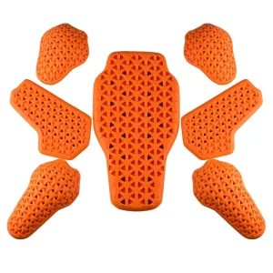 CE Certified Motorcycle Riding Suit with Anti-Impact Removable Shoulder Back Elbow Chest Knee Hip Pads Soft PU Material