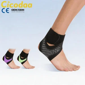 CE Certified Neoprene Ankle Brace Adjustable Compression Ankle Support For Sports Safety & Injury Recovery OEM ODM