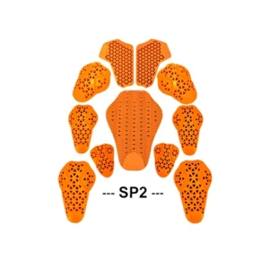 CE Certified Soft Breathable Composite Fiber Motorcycle Safety Gear Set SP2 Professional Knee Pads Elbow Pads