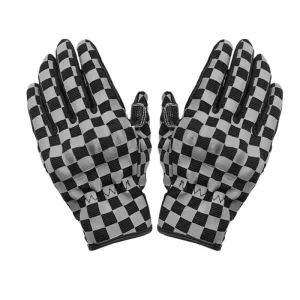 CE Certified Summer Racing Gloves for Urban Commuting Anti Slip Touchable Palm Grid Pattern for Outdoor Cycling Motorcycle